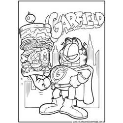 Malvorlage: Garfield (Karikaturen) #26144 - Kostenlose Malvorlagen zum Ausdrucken