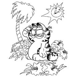 Malvorlage: Garfield (Karikaturen) #26146 - Kostenlose Malvorlagen zum Ausdrucken