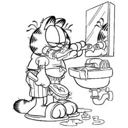 Malvorlage: Garfield (Karikaturen) #26155 - Kostenlose Malvorlagen zum Ausdrucken