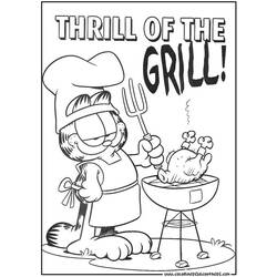 Malvorlage: Garfield (Karikaturen) #26158 - Kostenlose Malvorlagen zum Ausdrucken