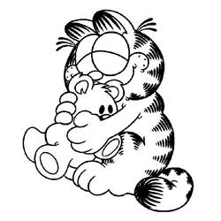 Malvorlage: Garfield (Karikaturen) #26169 - Kostenlose Malvorlagen zum Ausdrucken