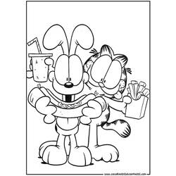 Malvorlage: Garfield (Karikaturen) #26173 - Kostenlose Malvorlagen zum Ausdrucken