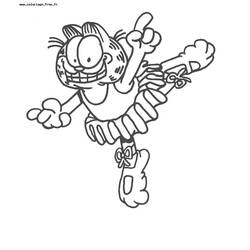 Malvorlage: Garfield (Karikaturen) #26174 - Kostenlose Malvorlagen zum Ausdrucken
