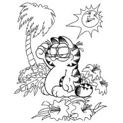 Malvorlage: Garfield (Karikaturen) #26175 - Kostenlose Malvorlagen zum Ausdrucken