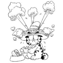 Malvorlage: Garfield (Karikaturen) #26185 - Kostenlose Malvorlagen zum Ausdrucken