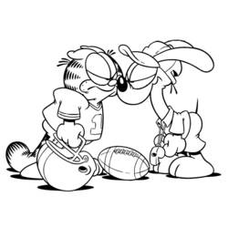 Malvorlage: Garfield (Karikaturen) #26191 - Kostenlose Malvorlagen zum Ausdrucken