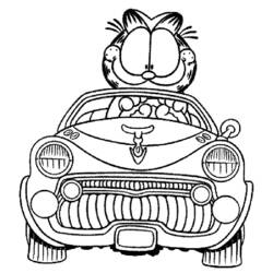 Malvorlage: Garfield (Karikaturen) #26200 - Kostenlose Malvorlagen zum Ausdrucken