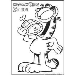 Malvorlage: Garfield (Karikaturen) #26204 - Kostenlose Malvorlagen zum Ausdrucken