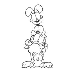 Malvorlage: Garfield (Karikaturen) #26208 - Kostenlose Malvorlagen zum Ausdrucken