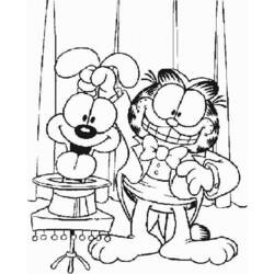 Malvorlage: Garfield (Karikaturen) #26211 - Kostenlose Malvorlagen zum Ausdrucken