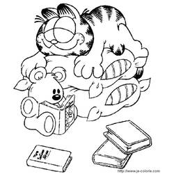 Malvorlage: Garfield (Karikaturen) #26213 - Kostenlose Malvorlagen zum Ausdrucken