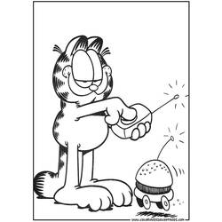 Malvorlage: Garfield (Karikaturen) #26220 - Kostenlose Malvorlagen zum Ausdrucken