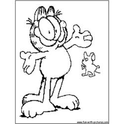 Malvorlage: Garfield (Karikaturen) #26223 - Kostenlose Malvorlagen zum Ausdrucken
