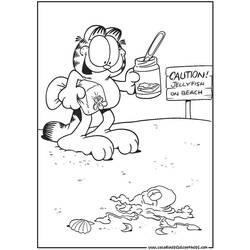 Malvorlage: Garfield (Karikaturen) #26226 - Kostenlose Malvorlagen zum Ausdrucken