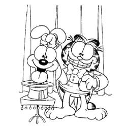 Malvorlage: Garfield (Karikaturen) #26235 - Kostenlose Malvorlagen zum Ausdrucken
