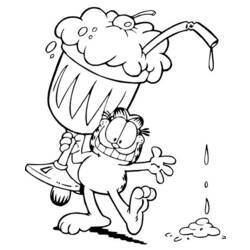 Malvorlage: Garfield (Karikaturen) #26236 - Kostenlose Malvorlagen zum Ausdrucken