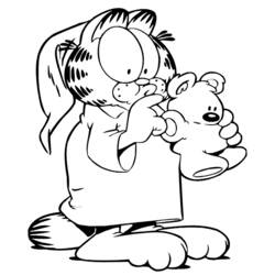 Malvorlage: Garfield (Karikaturen) #26241 - Kostenlose Malvorlagen zum Ausdrucken