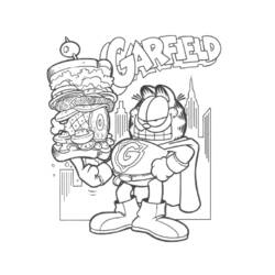 Malvorlage: Garfield (Karikaturen) #26244 - Kostenlose Malvorlagen zum Ausdrucken