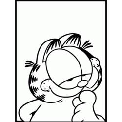 Malvorlage: Garfield (Karikaturen) #26245 - Kostenlose Malvorlagen zum Ausdrucken