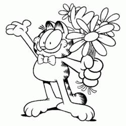 Malvorlage: Garfield (Karikaturen) #26248 - Kostenlose Malvorlagen zum Ausdrucken