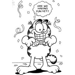 Malvorlage: Garfield (Karikaturen) #26254 - Kostenlose Malvorlagen zum Ausdrucken