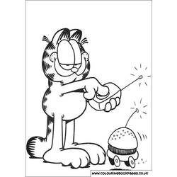 Malvorlage: Garfield (Karikaturen) #26263 - Kostenlose Malvorlagen zum Ausdrucken