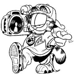 Malvorlage: Garfield (Karikaturen) #26271 - Kostenlose Malvorlagen zum Ausdrucken
