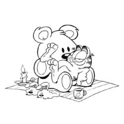 Malvorlage: Garfield (Karikaturen) #26287 - Kostenlose Malvorlagen zum Ausdrucken