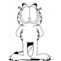Malvorlage: Garfield (Karikaturen) #26296 - Kostenlose Malvorlagen zum Ausdrucken