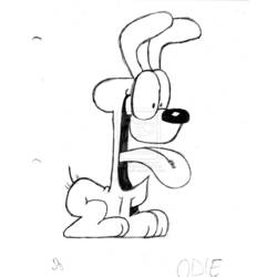 Malvorlage: Garfield (Karikaturen) #26304 - Kostenlose Malvorlagen zum Ausdrucken
