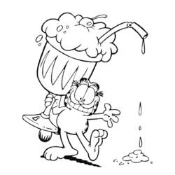 Malvorlage: Garfield (Karikaturen) #26308 - Kostenlose Malvorlagen zum Ausdrucken