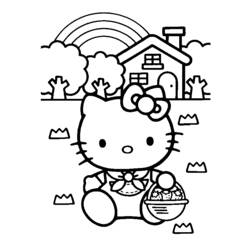 Malvorlage: Hallo Kitty (Karikaturen) #36741 - Kostenlose Malvorlagen zum Ausdrucken