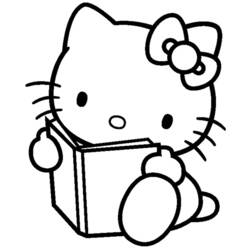 Malvorlage: Hallo Kitty (Karikaturen) #36750 - Kostenlose Malvorlagen zum Ausdrucken