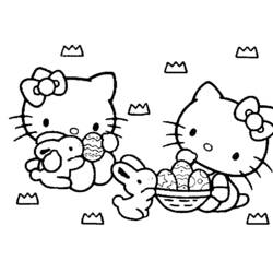 Malvorlage: Hallo Kitty (Karikaturen) #36823 - Kostenlose Malvorlagen zum Ausdrucken