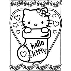 Malvorlage: Hallo Kitty (Karikaturen) #36854 - Kostenlose Malvorlagen zum Ausdrucken