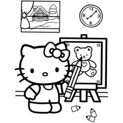 Malvorlage: Hallo Kitty (Karikaturen) #36891 - Kostenlose Malvorlagen zum Ausdrucken