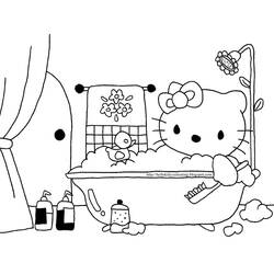 Malvorlage: Hallo Kitty (Karikaturen) #36932 - Kostenlose Malvorlagen zum Ausdrucken