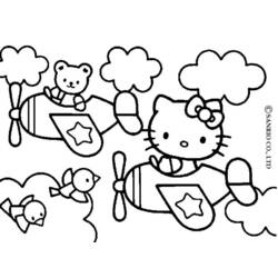 Malvorlage: Hallo Kitty (Karikaturen) #36935 - Kostenlose Malvorlagen zum Ausdrucken