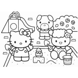 Malvorlage: Hallo Kitty (Karikaturen) #36960 - Kostenlose Malvorlagen zum Ausdrucken