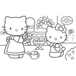 Malvorlage: Hallo Kitty (Karikaturen) #36973 - Kostenlose Malvorlagen zum Ausdrucken