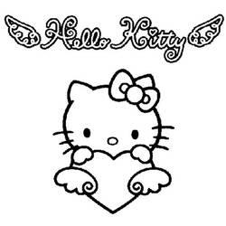 Malvorlage: Hallo Kitty (Karikaturen) #36993 - Kostenlose Malvorlagen zum Ausdrucken