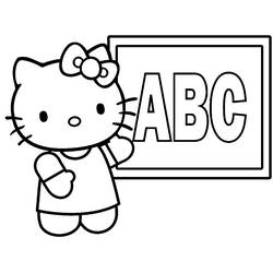 Malvorlage: Hallo Kitty (Karikaturen) #37030 - Kostenlose Malvorlagen zum Ausdrucken