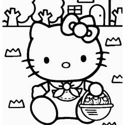 Malvorlage: Hallo Kitty (Karikaturen) #37033 - Kostenlose Malvorlagen zum Ausdrucken