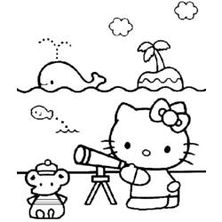 Malvorlage: Hallo Kitty (Karikaturen) #37051 - Kostenlose Malvorlagen zum Ausdrucken