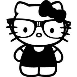 Malvorlage: Hallo Kitty (Karikaturen) #37052 - Kostenlose Malvorlagen zum Ausdrucken