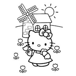 Malvorlage: Hallo Kitty (Karikaturen) #37069 - Kostenlose Malvorlagen zum Ausdrucken