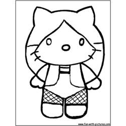 Malvorlage: Hallo Kitty (Karikaturen) #37113 - Kostenlose Malvorlagen zum Ausdrucken