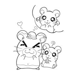 Malvorlage: Hamtaro (Karikaturen) #39981 - Kostenlose Malvorlagen zum Ausdrucken