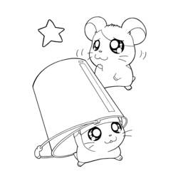 Malvorlage: Hamtaro (Karikaturen) #40022 - Kostenlose Malvorlagen zum Ausdrucken