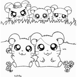 Malvorlage: Hamtaro (Karikaturen) #40030 - Kostenlose Malvorlagen zum Ausdrucken